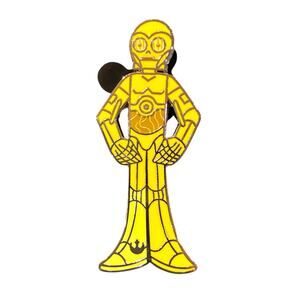 Disneyland C-3PO Hidden Disney‎ Yellow Color Story 2025 Pin Star Wars Wave B New